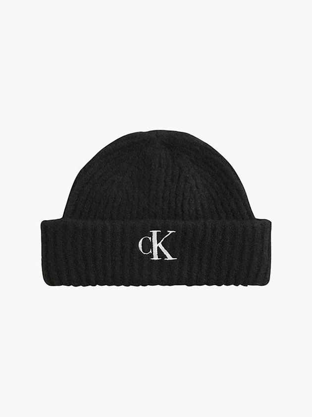 Calvin Klein USA Fisherman Womens Beanie Black 9803765-UE